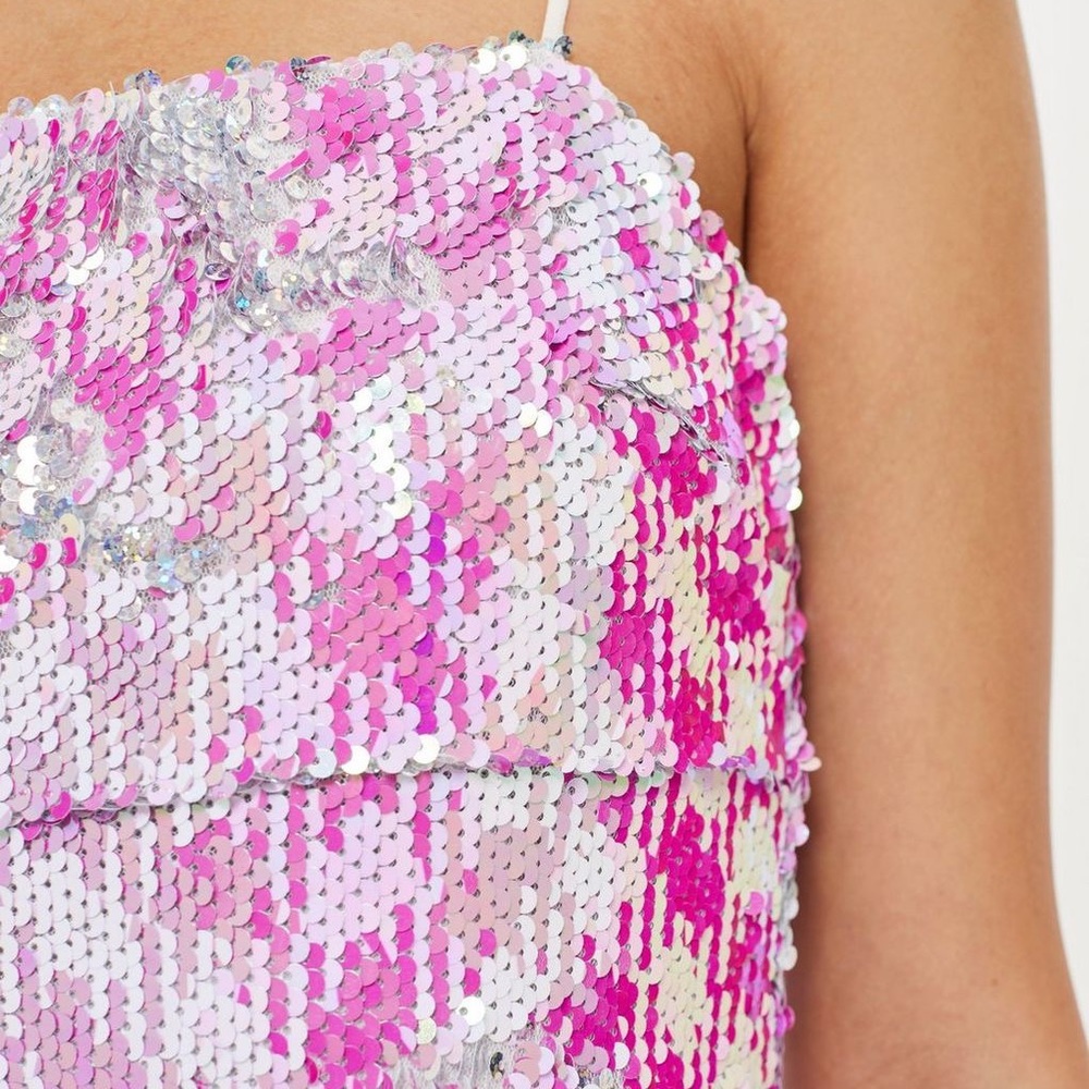 Gorgeous Topshop Mermaid Dress Sequin Shimmer